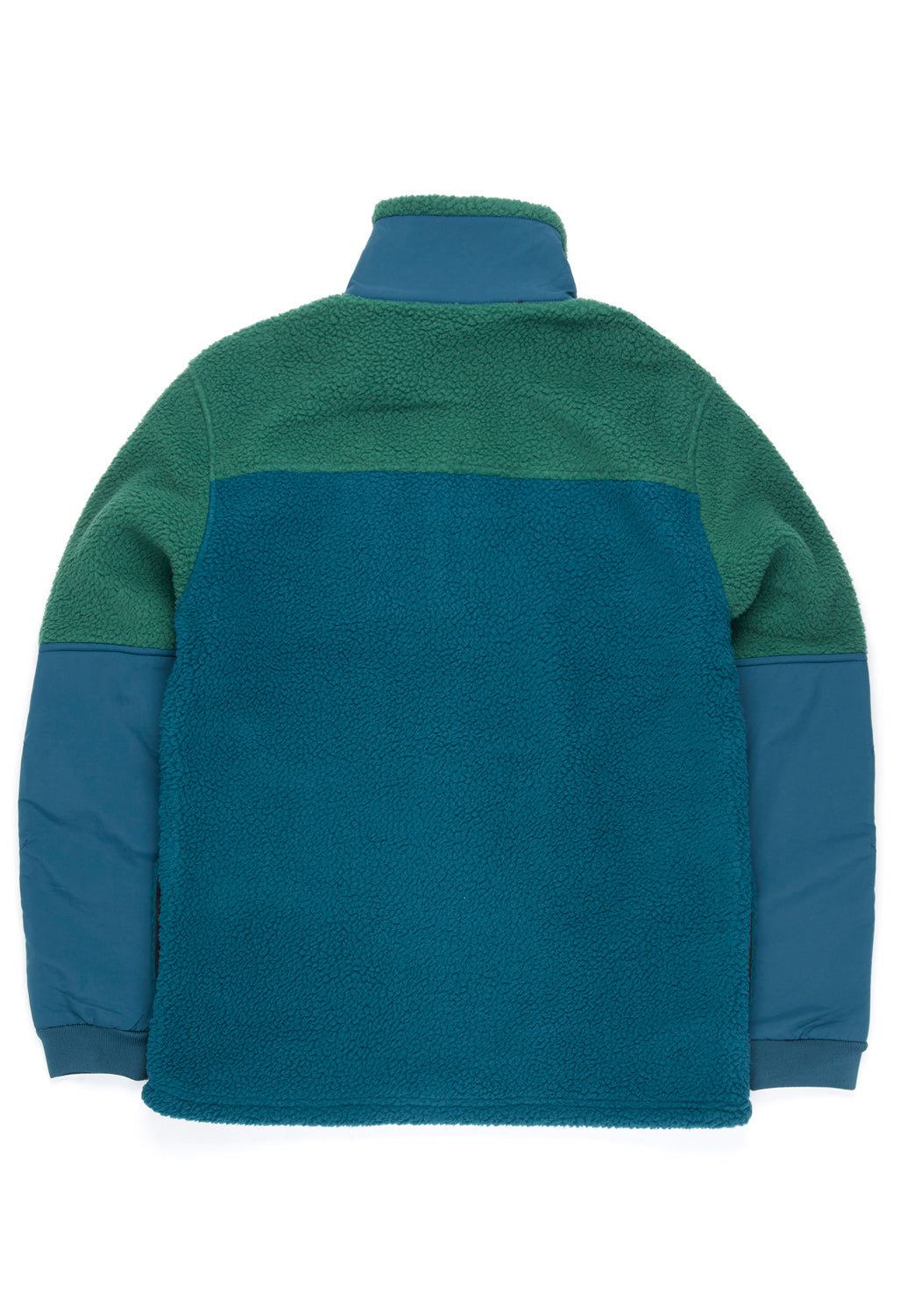 Topo Designs Men's Mountain Fleece Pullover - Forest / Pond Blue