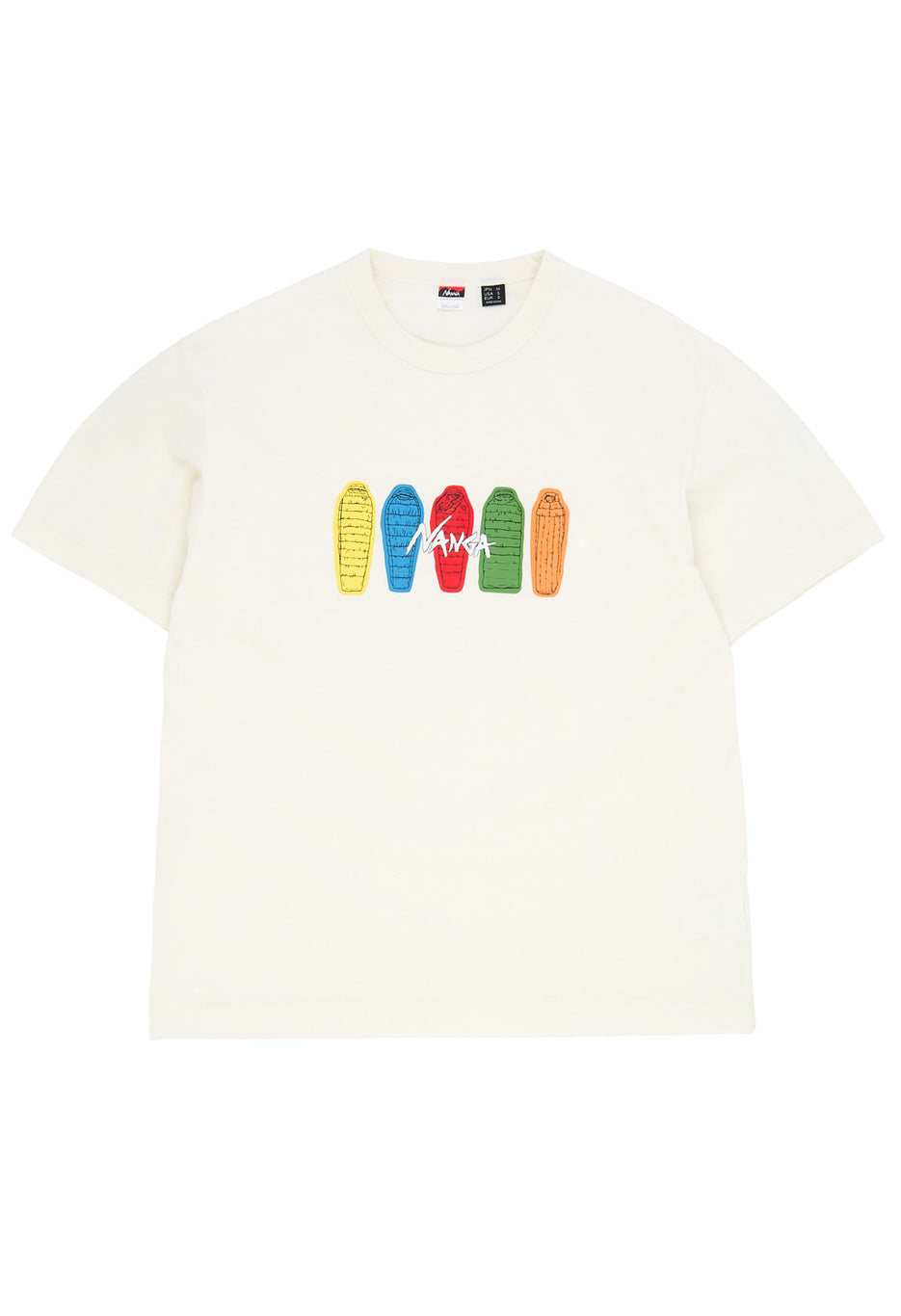Nanga Men's Eco Hybrid Sleeping Bag Tee - White