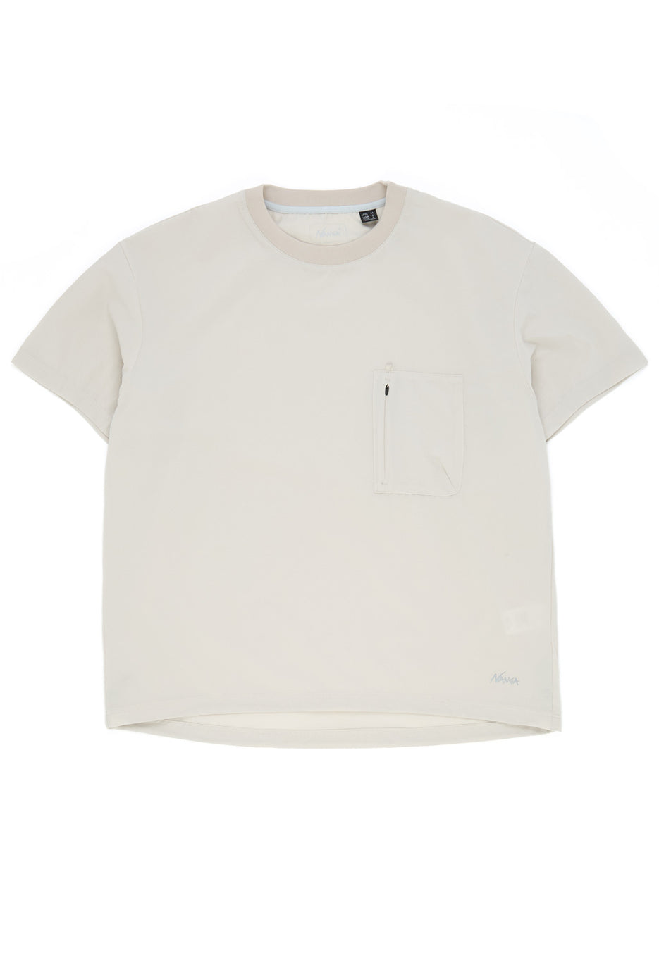 Nanga Men's Dotair Comfy Tee - Sand Beige