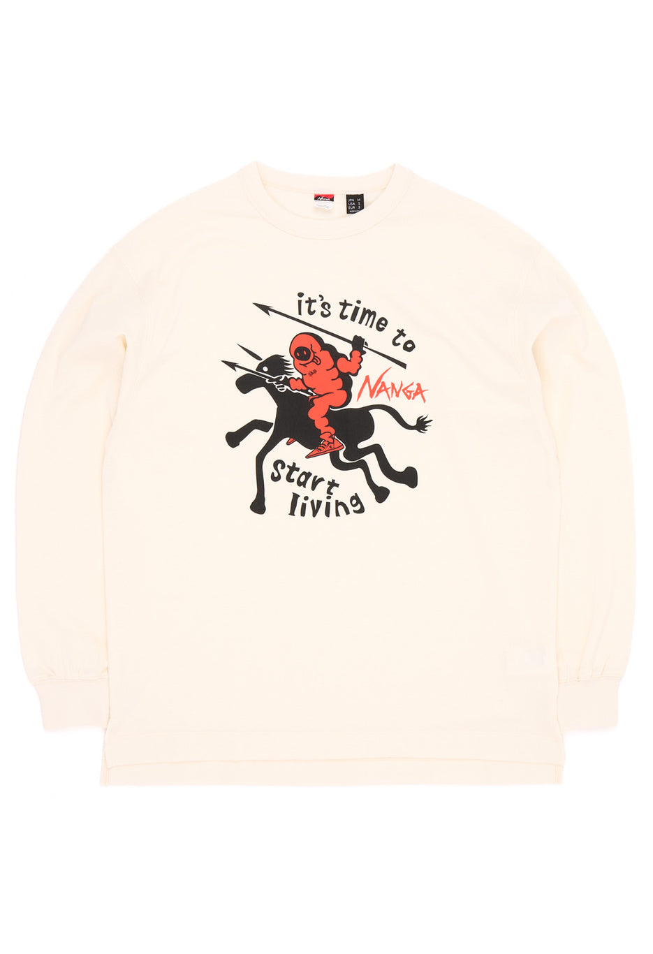 Nanga Men's Eco Hybrid Long Sleeve Tee - White