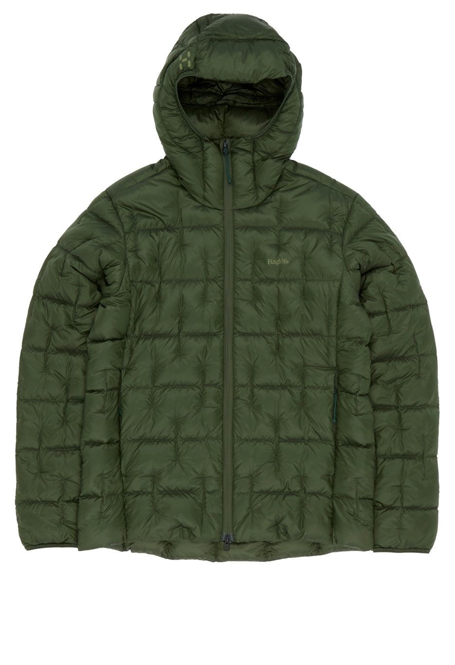 Haglofs Men's Hede Down Hood Jacket - Seaweed Green