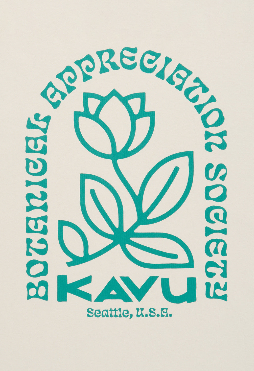 KAVU Men's Botanical Society Tee - Oatmeal