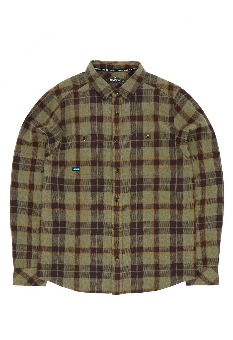 KAVU Men's Big Joe Shirt - Green Ravine
