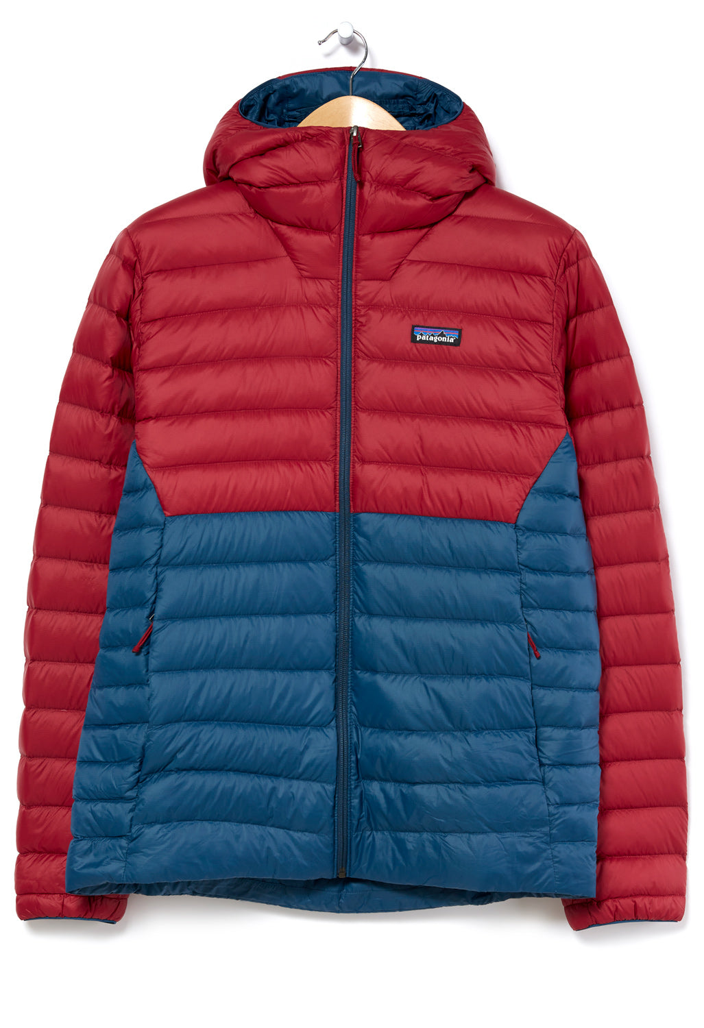 Patagonia Men's Down Sweater Hoodie Tidepool Blue Outsiders Store UK