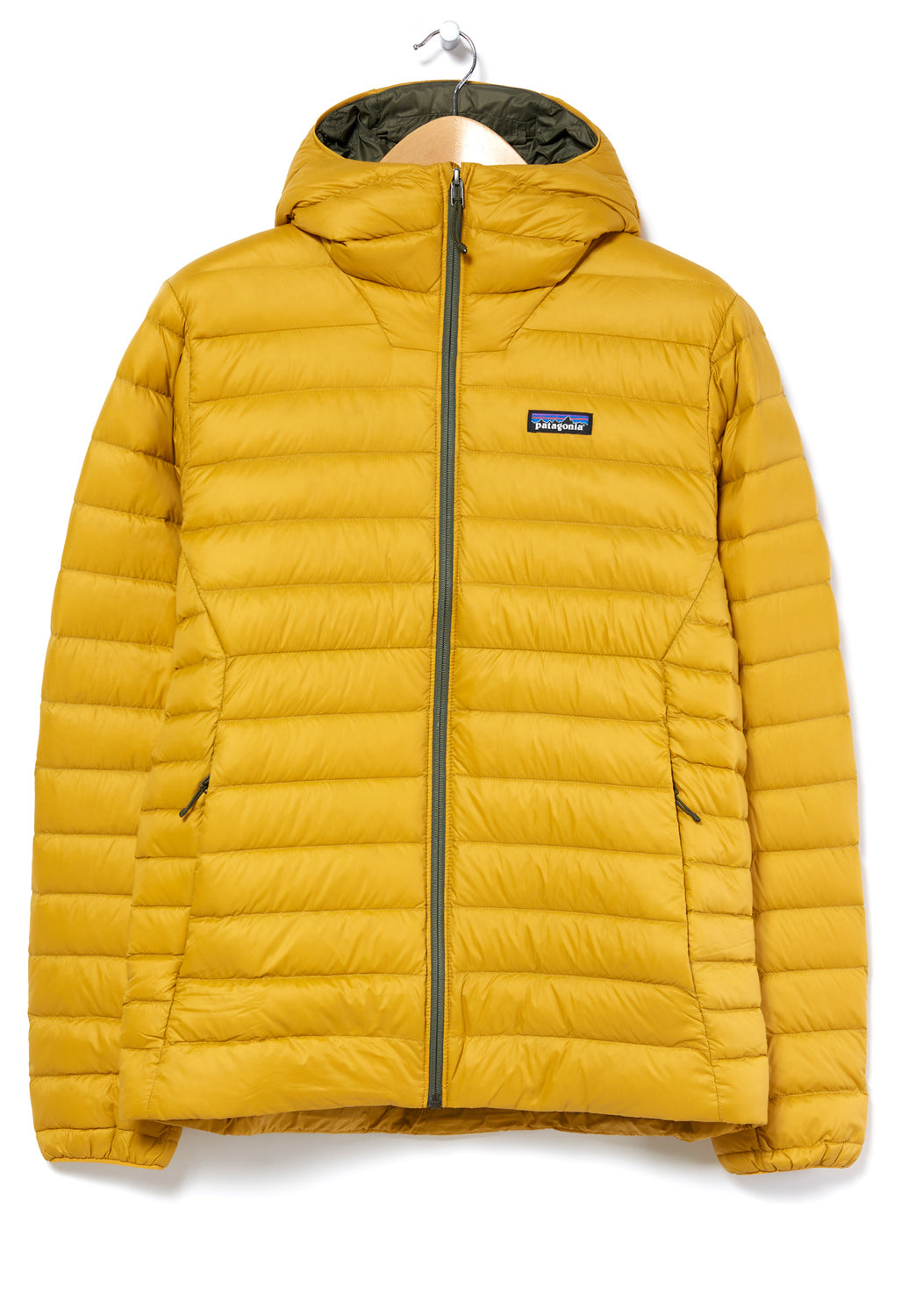 Patagonia Men's Down Sweater Hoodie Cabin Gold Outsiders Store UK