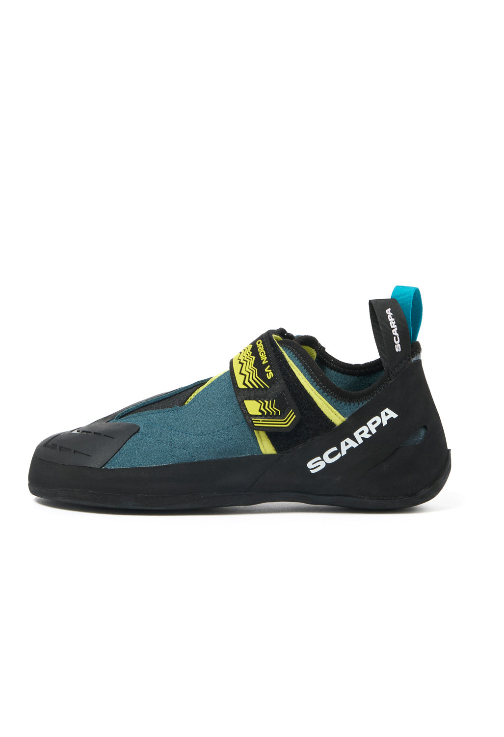 Scarpa Origin VS Climbing Shoes - Petrol / Lime