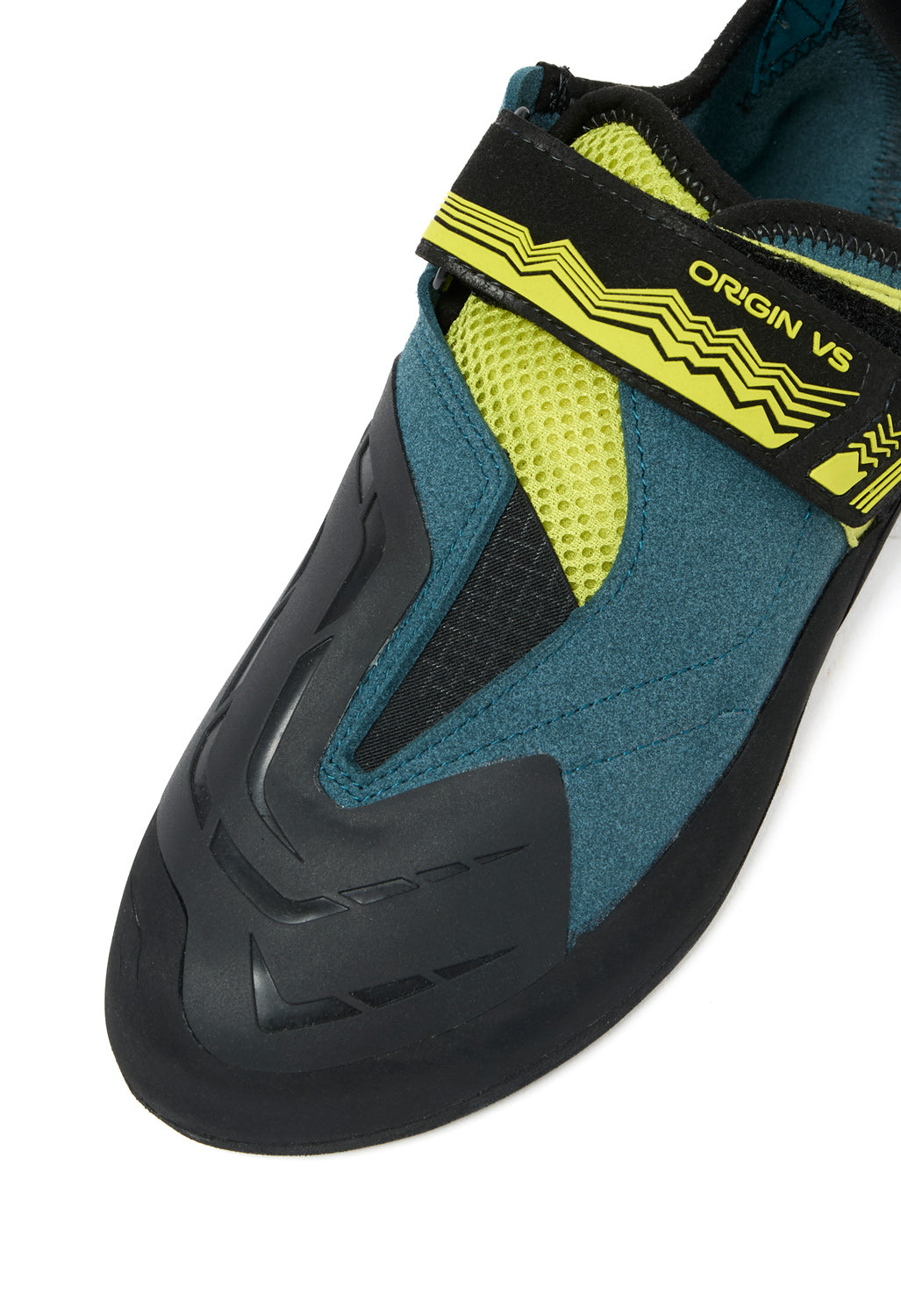 Scarpa Origin VS Climbing Shoes - Petrol / Lime