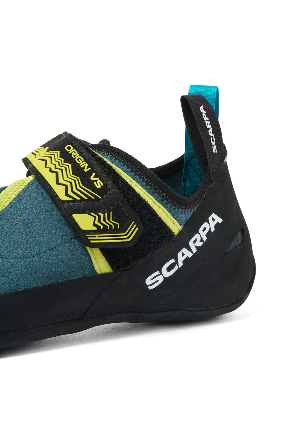 Scarpa Origin VS Climbing Shoes - Petrol / Lime