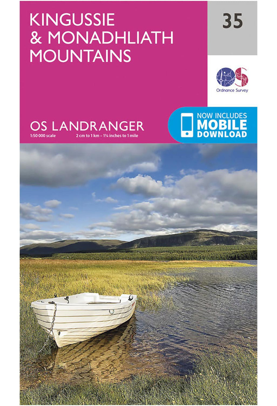 Ordnance Survey Kingussie & Monadhliath Mountains - Landranger 35 Map 0