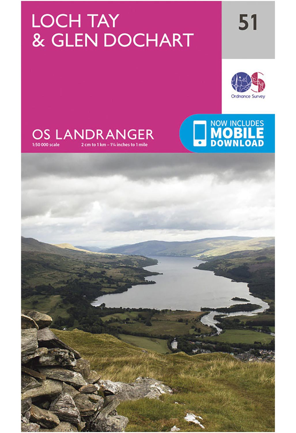 Ordnance Survey Loch Tay & Glen Dochart - Landranger 51 Map 0