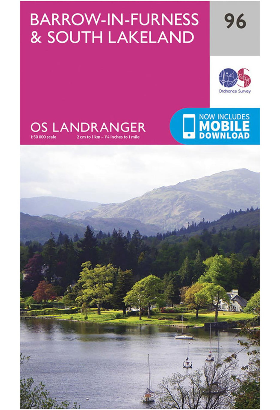 Ordnance Survey Barrow-in-Furness & South Lakeland - Landranger 96 Map 0