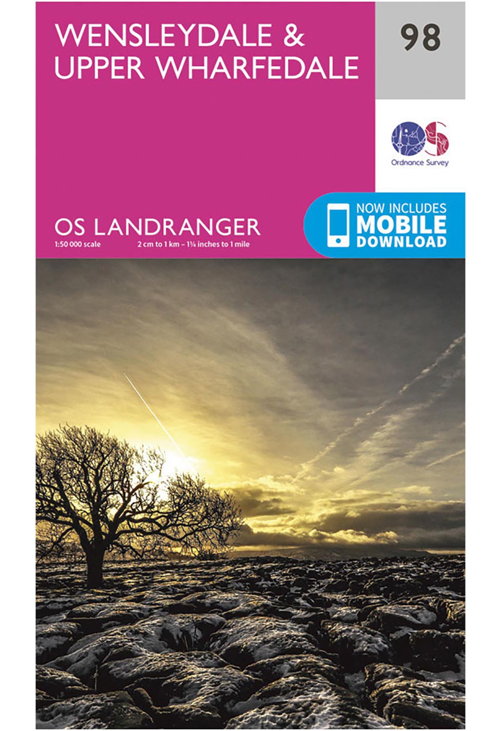 Ordnance Survey Wensleydale & Upper Wharfedale - Landranger 98 Map 0