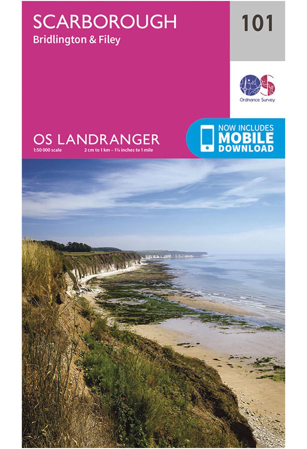 Ordnance Survey Scarborough, Bridlington & Filey - Landranger 101 Map ...