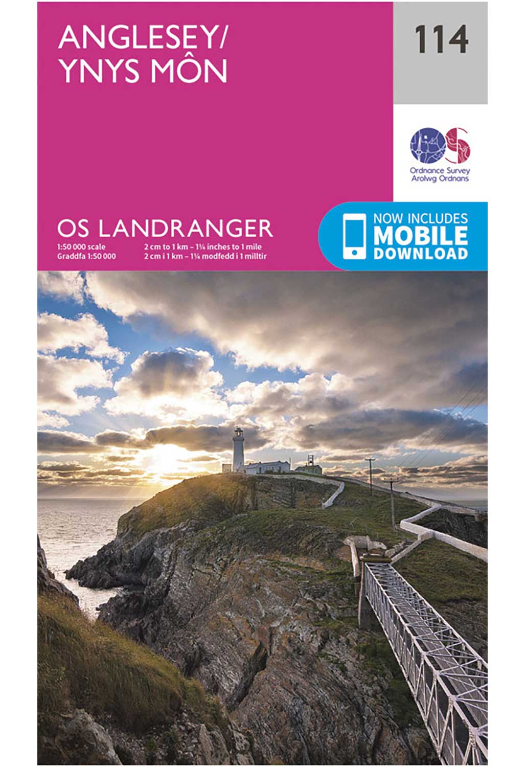 Ordnance Survey Anglesey - Landranger 114 Map