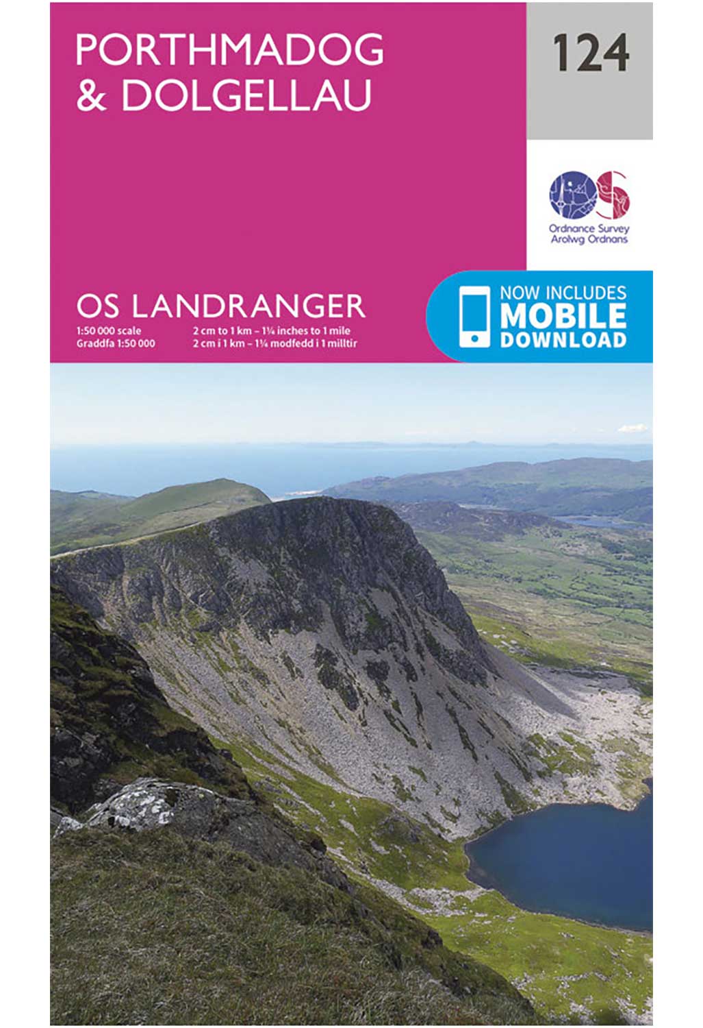 Ordnance Survey Porthmadog & Dolgellau - Landranger 124 Map 0