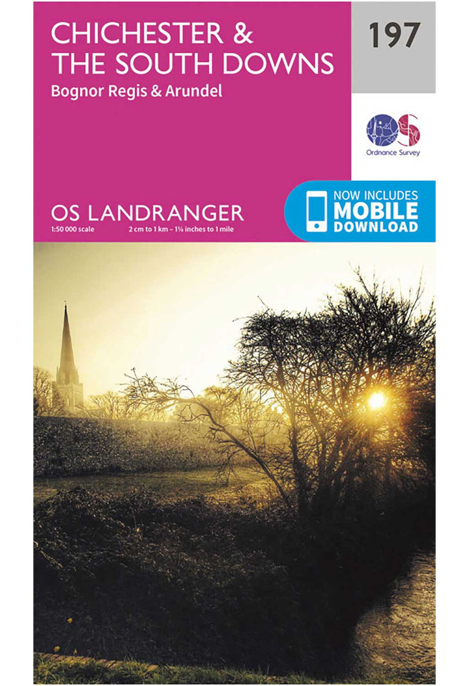 Ordnance Survey Chichester & The South Downs - Landranger 197 Map 0