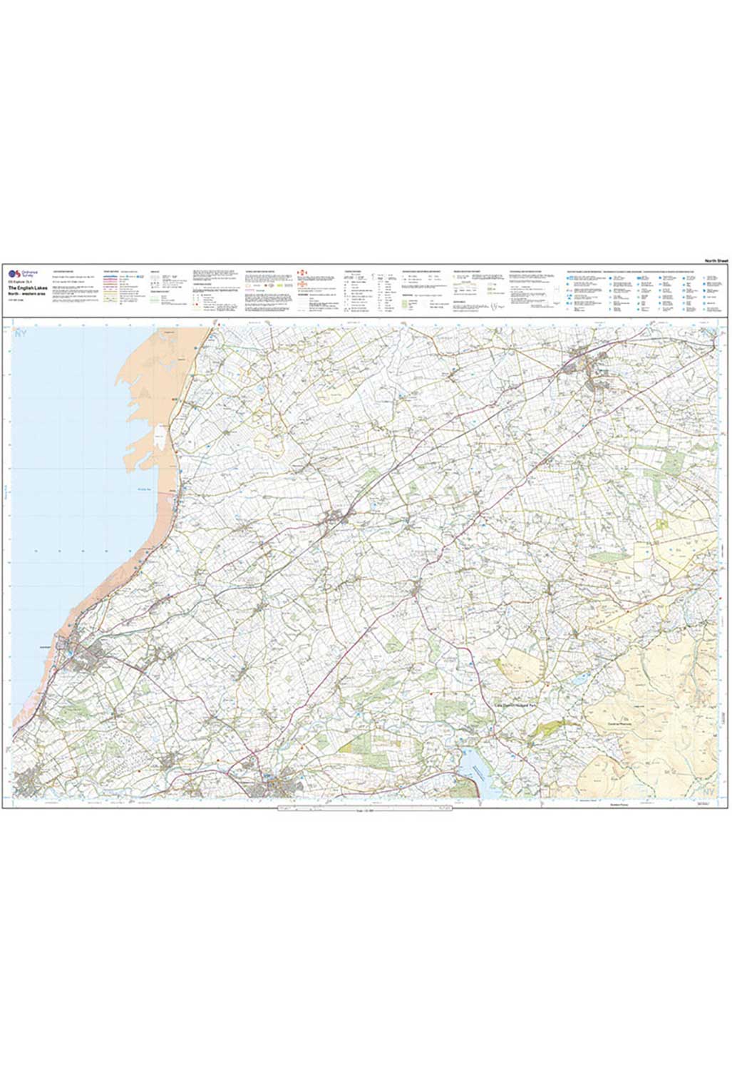 Ordnance Survey The English Lakes - North Western Area - OS Explorer OL4 Map
