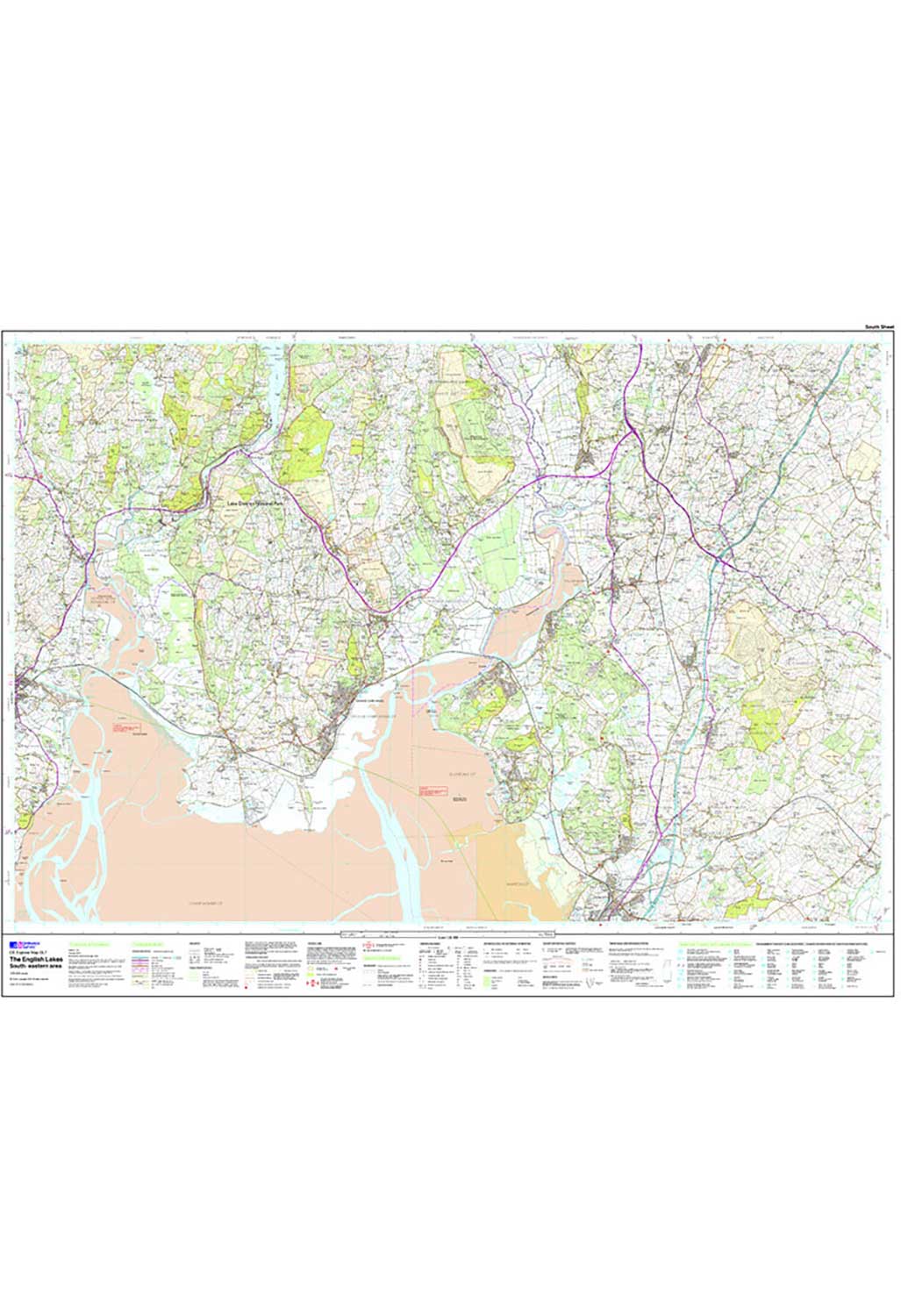 Ol7 Postcode Ordnance Survey Explorer OL7: The English Lakes – South Eastern Area ...