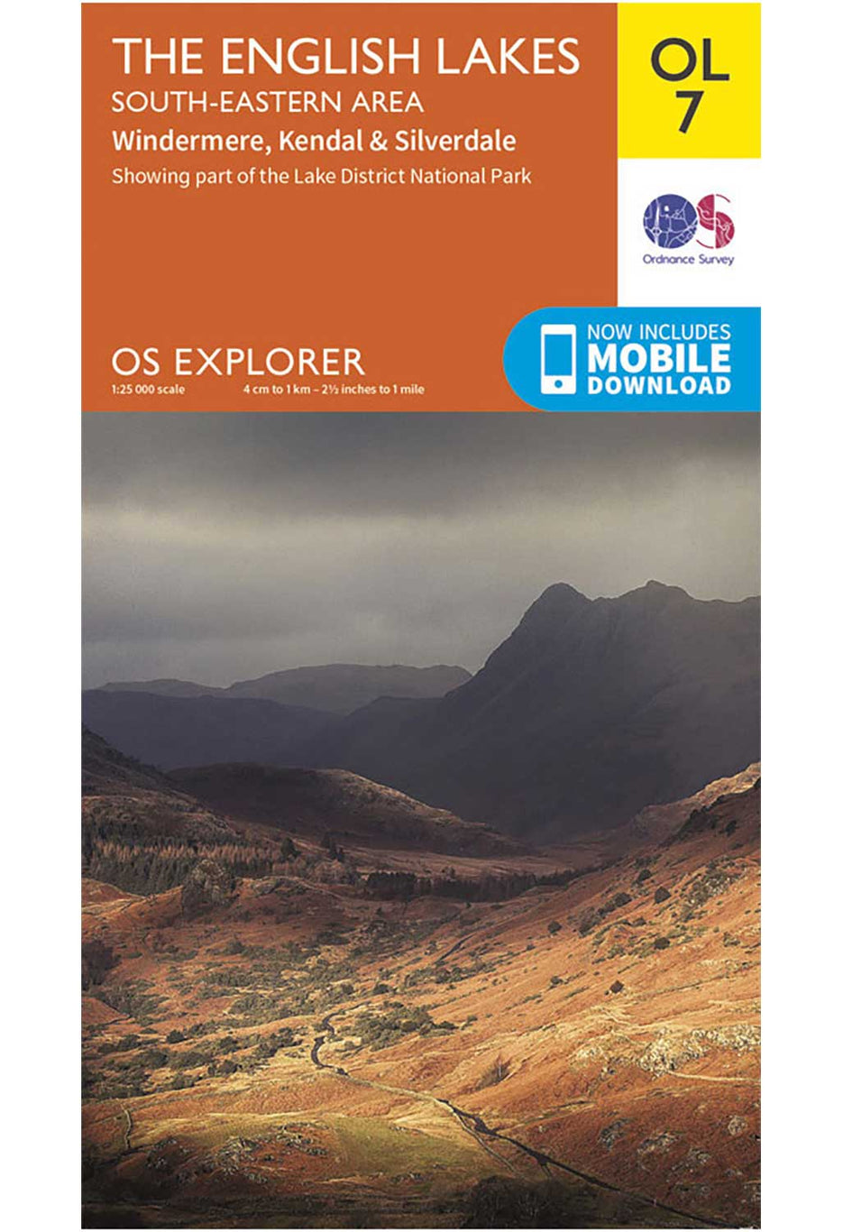 Ordnance Survey The English Lakes - South Eastern Area - OS Explorer OL7 Map 0