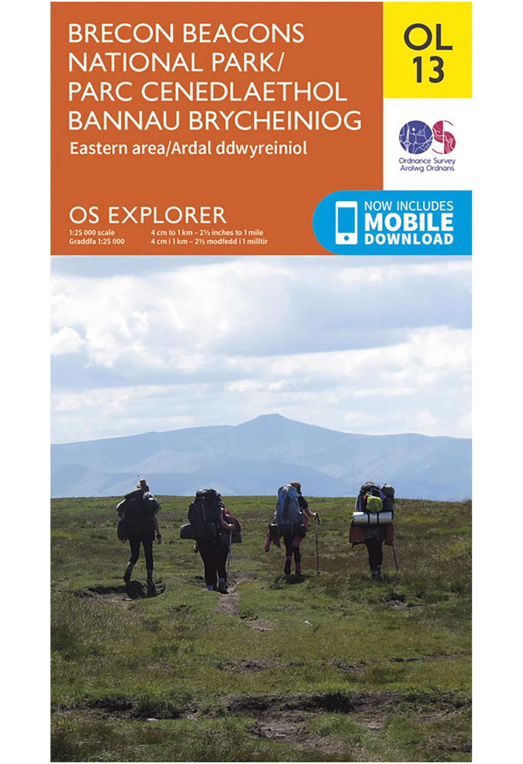 Ordnance Survey Brecon Beacons National Park - Eastern Area - OS Explorer OL13 Map 0