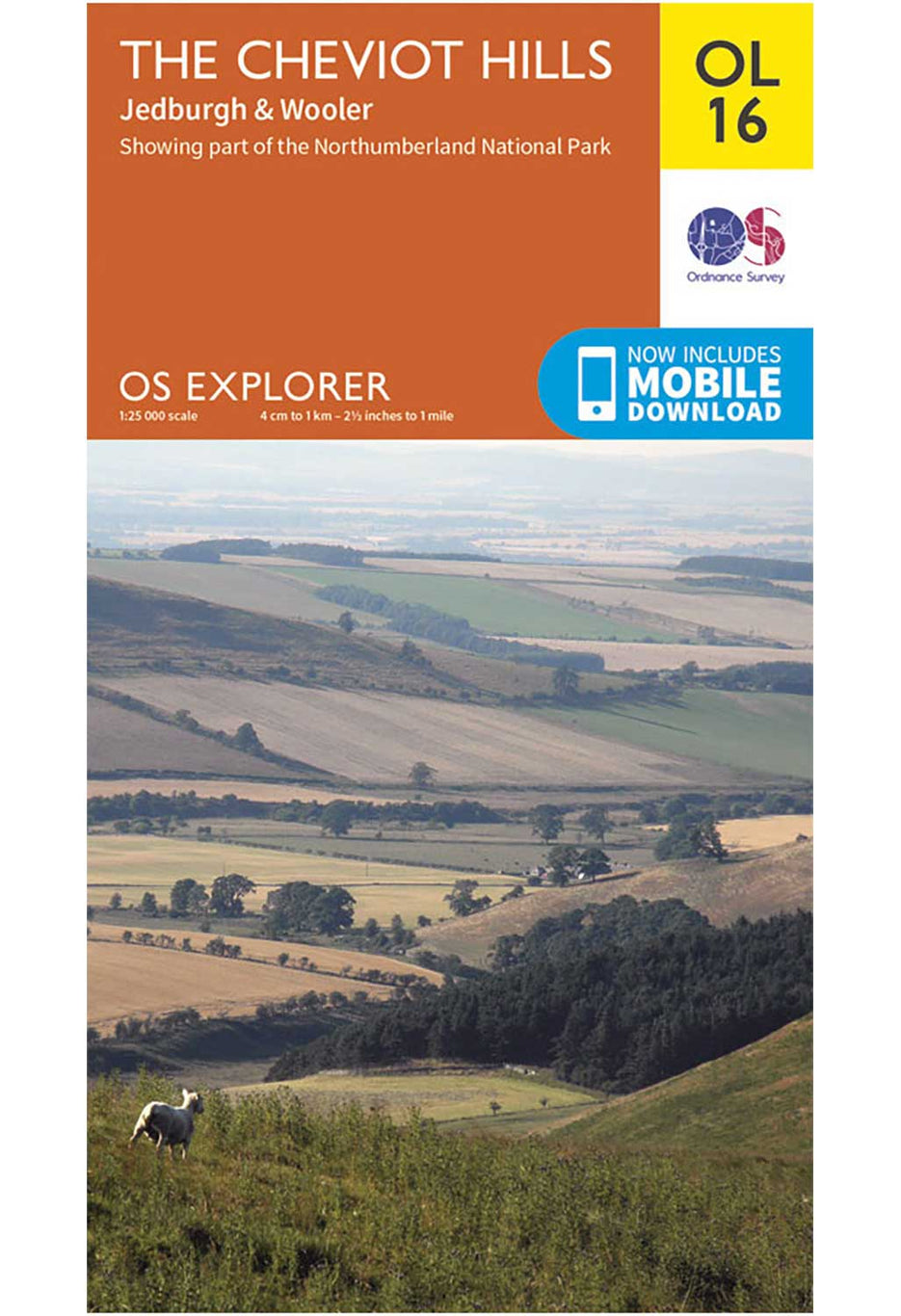 Ordnance Survey The Cheviot Hills - OS Explorer OL16 Map 0