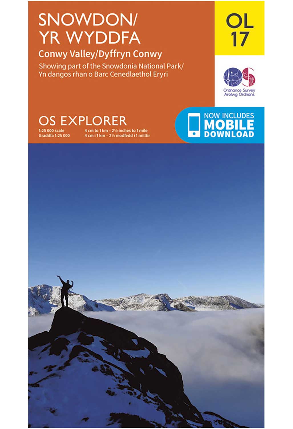 Ordnance Survey Snowdon - OS Explorer OL17 Map 0