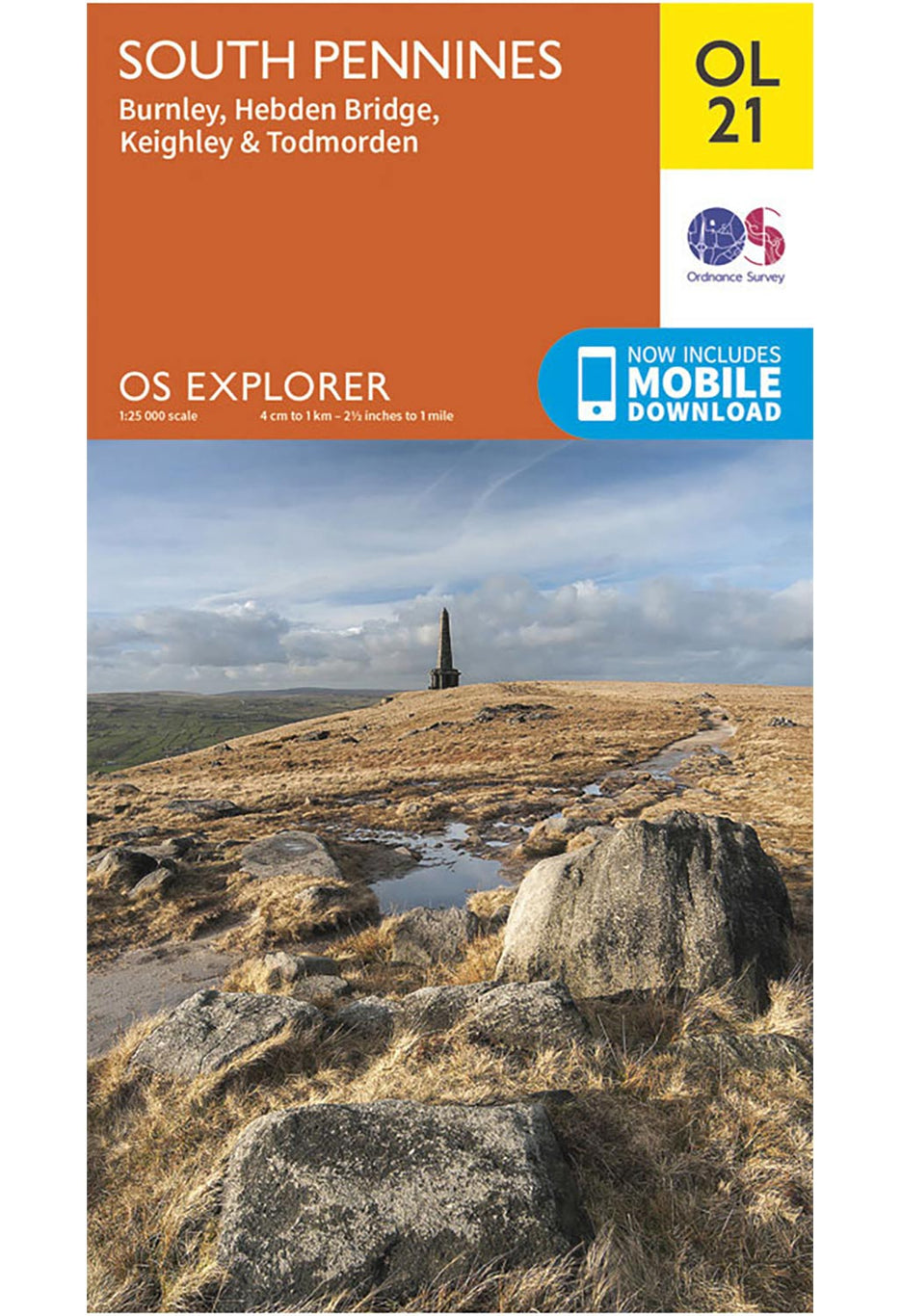 Ordnance Survey South Pennines - OS Explorer OL21 Map 0