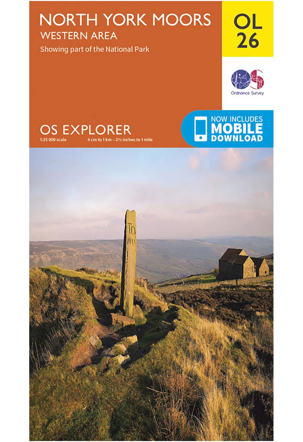 Ordnance Survey North York Moors - Western Area - OS Explorer OL26 Map 0