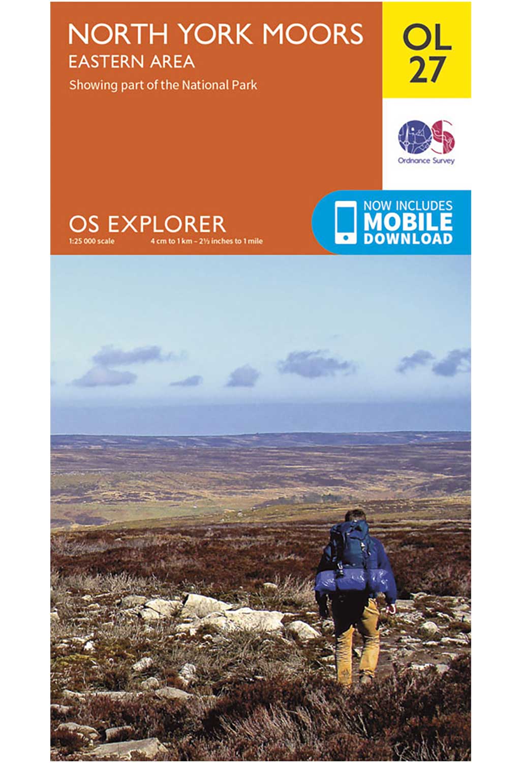 Ordnance Survey North York Moors - Eastern Area - OS Explorer OL27 Map 0
