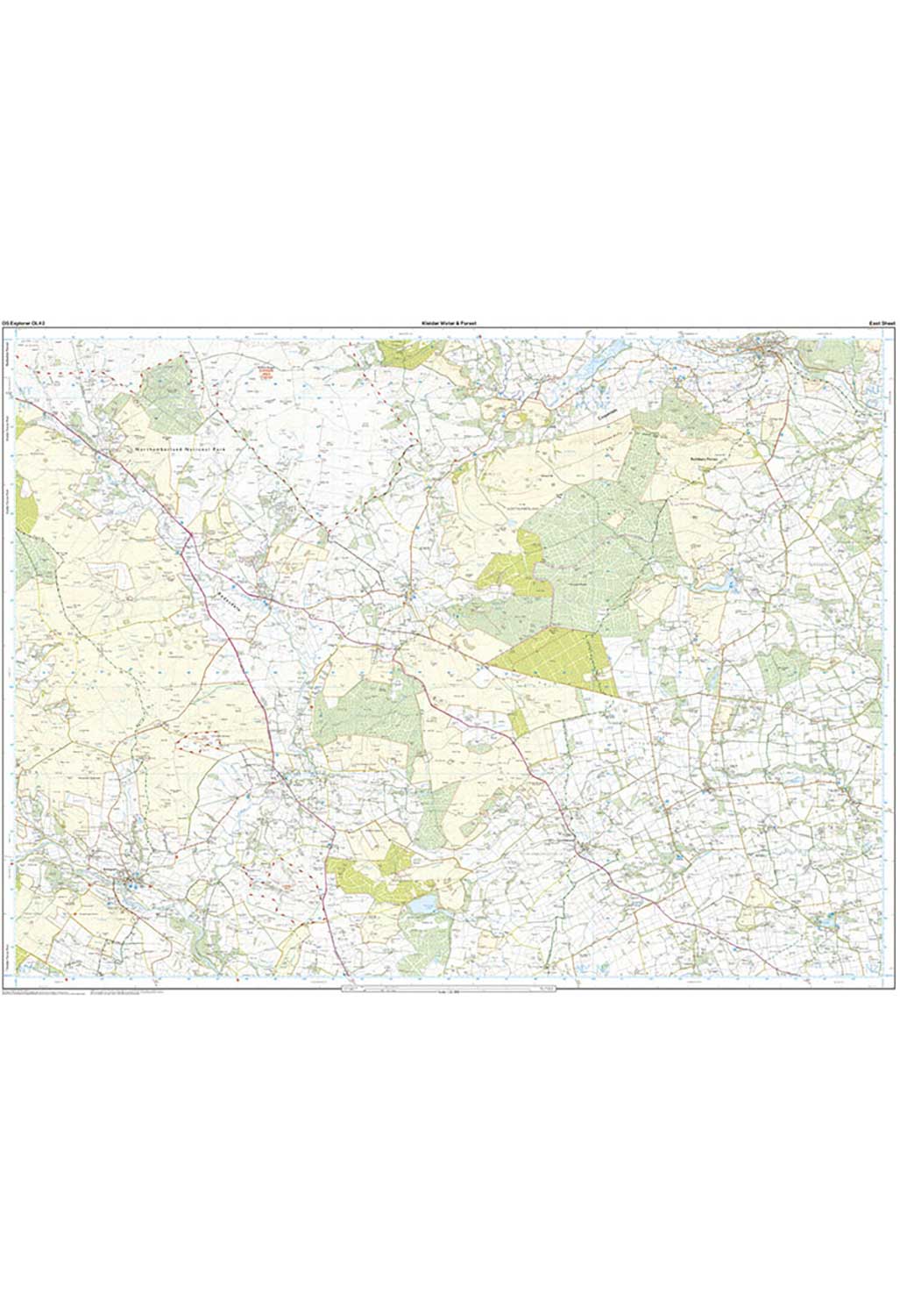 Forest Os Map Ordnance Survey Explorer OL42: Kielder Water & Forest – Outsiders Store UK