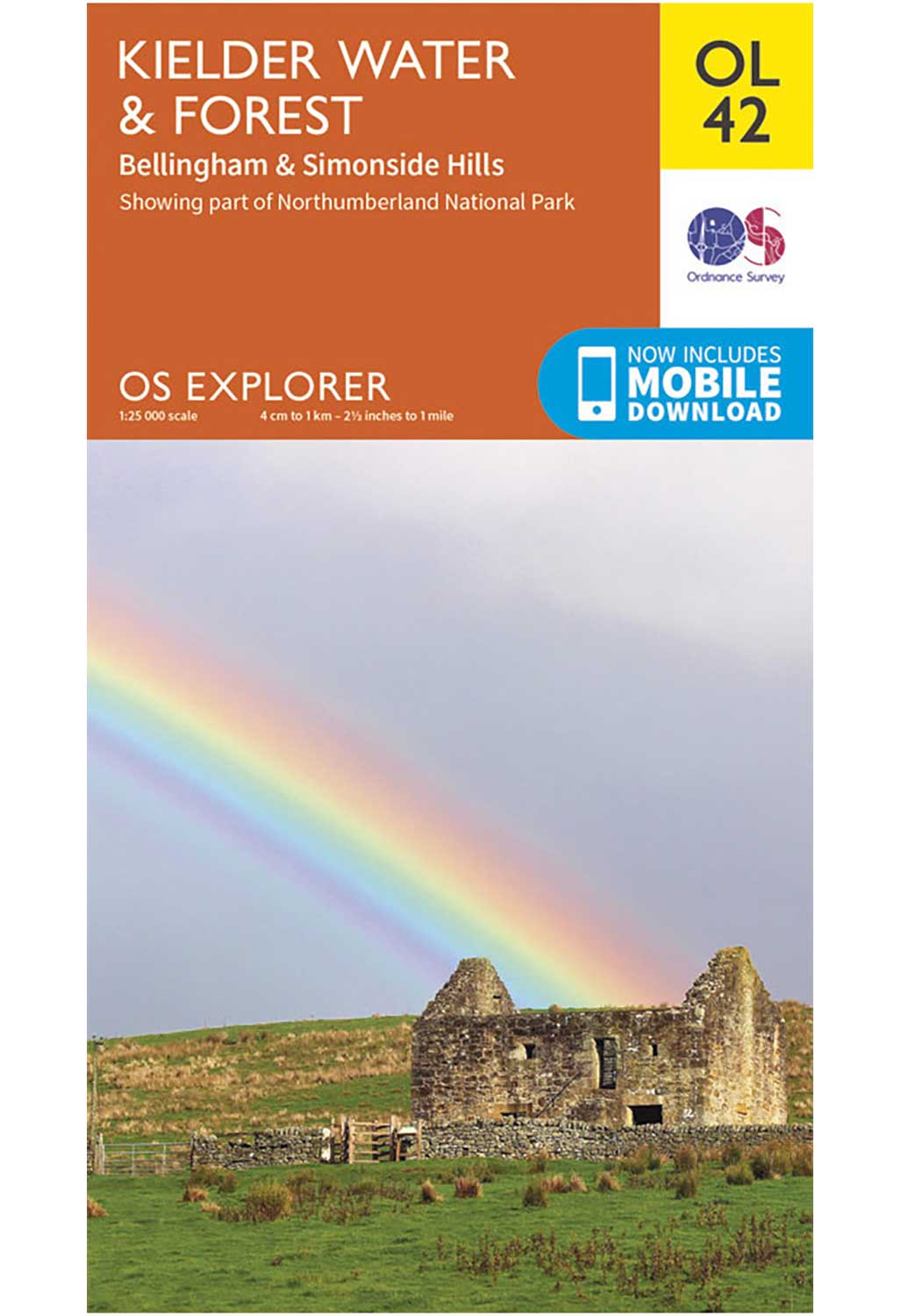 Ordnance Survey Kielder Water & Forest - OS Explorer OL42 Map 0