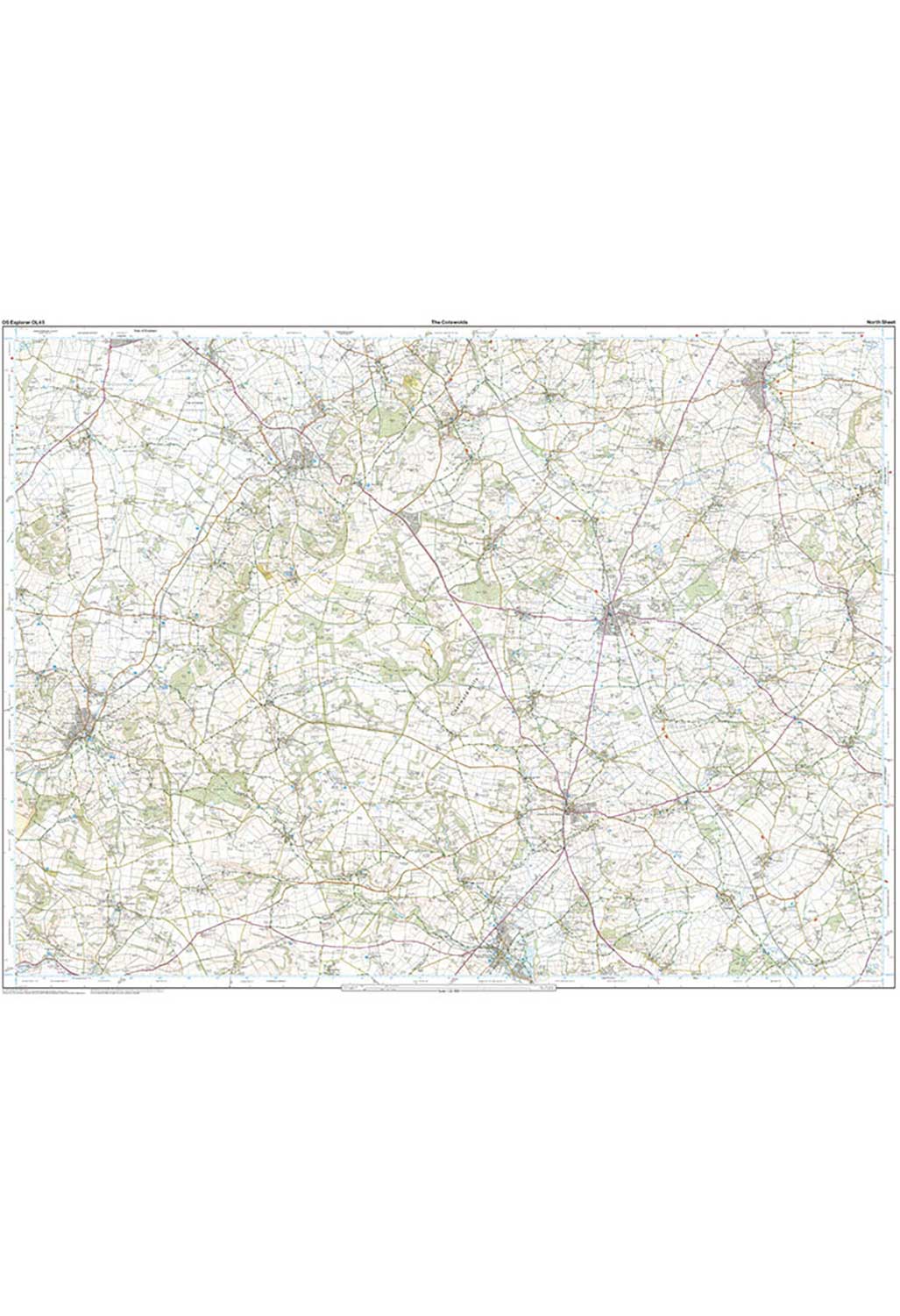 Ordnance Survey The Cotswolds - OS Explorer OL45 Map