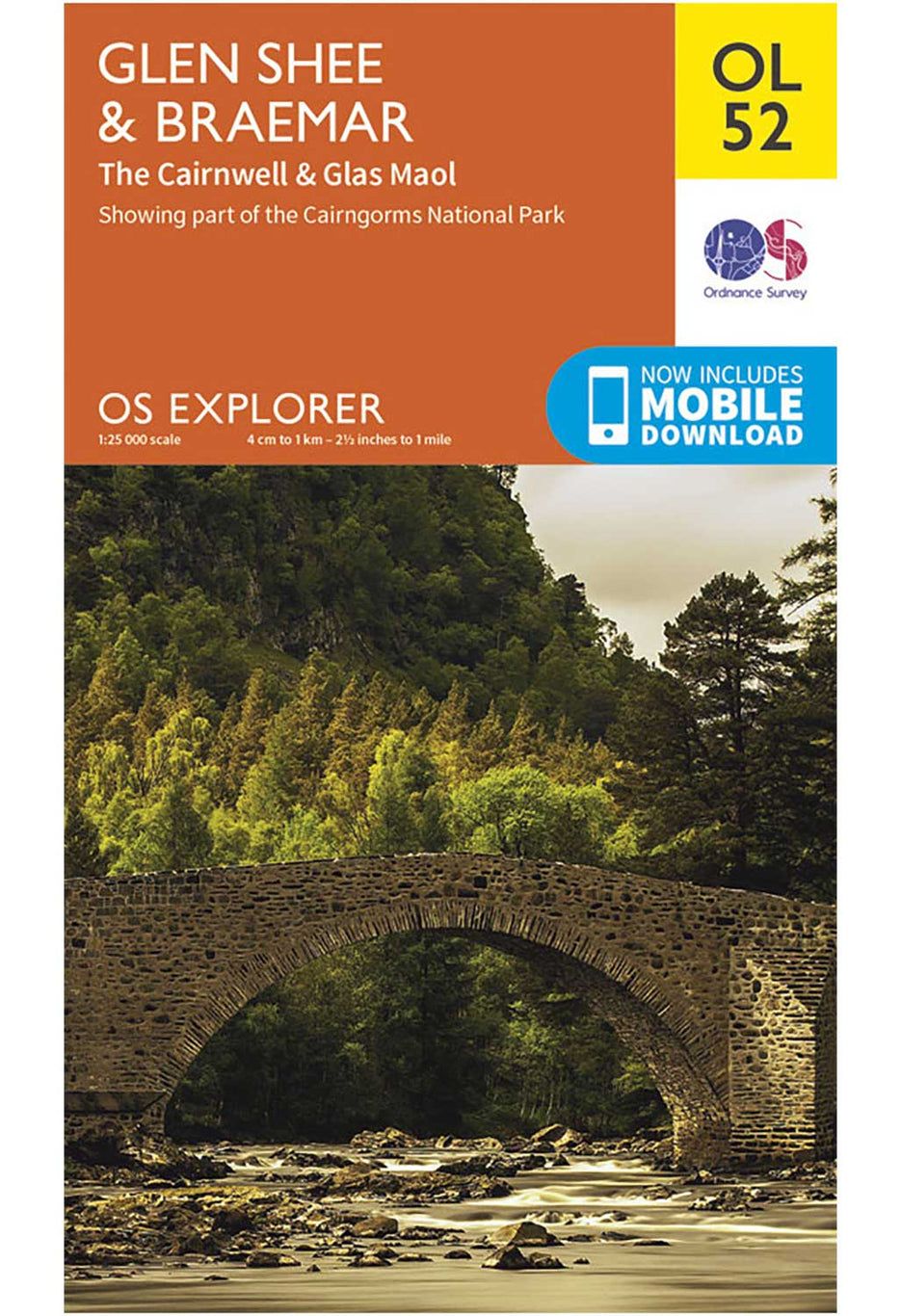 Ordnance Survey Glen Shee & Braemar - OS Explorer OL52 Map 0