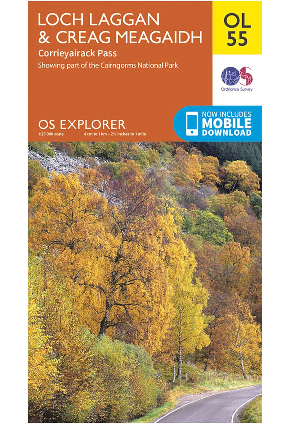 Ordnance Survey Loch Laggan & Creag Meagaidh