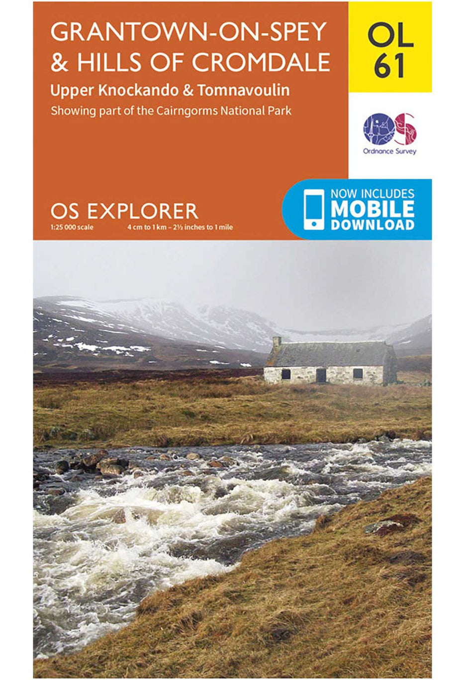 Ordnance Survey Grantown-on-Spey & Hills of Cromdale - OS Explorer OL61 Map 0