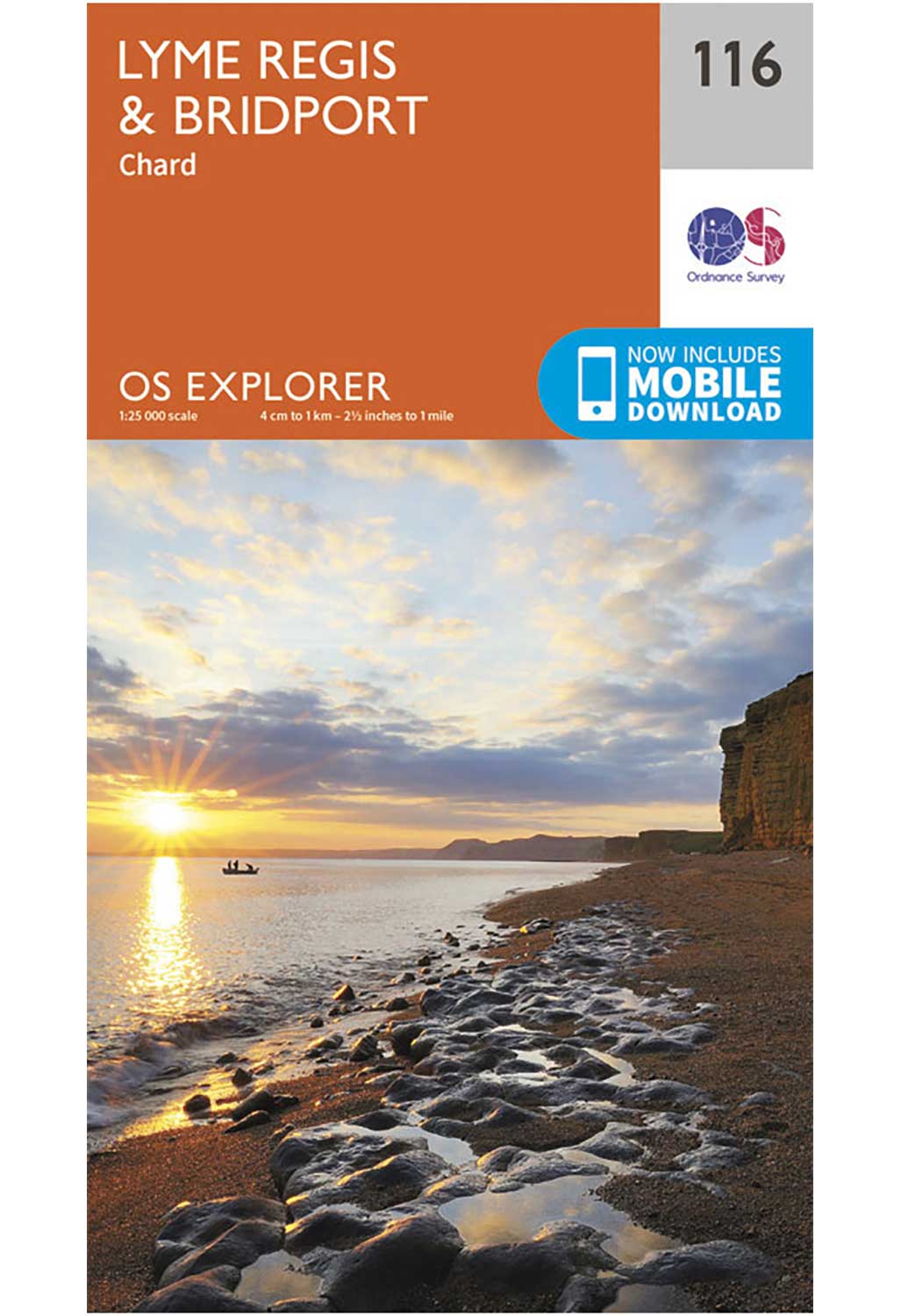 Ordnance Survey Lyme Regis & Bridport - OS Explorer 116 Map 0