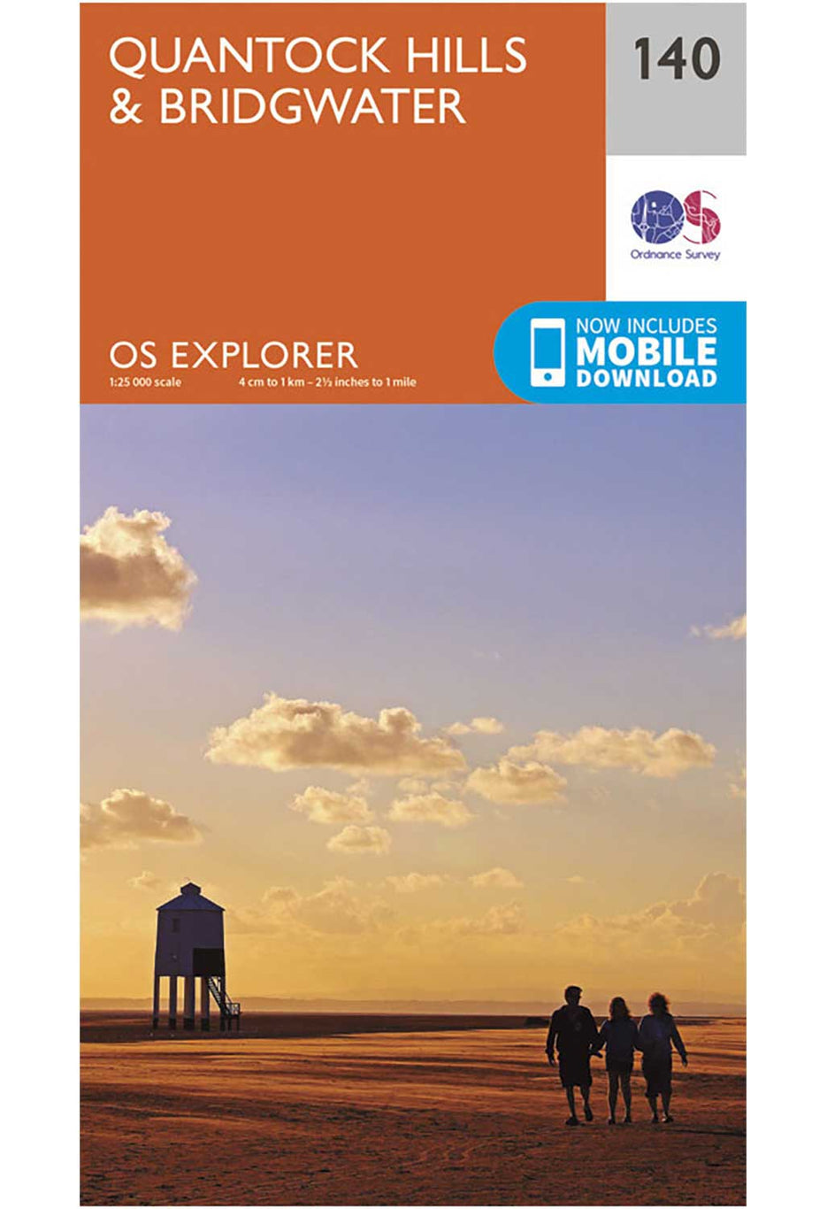 Ordnance Survey Quantock Hills & Bridgwater - OS Explorer 140 Map 0