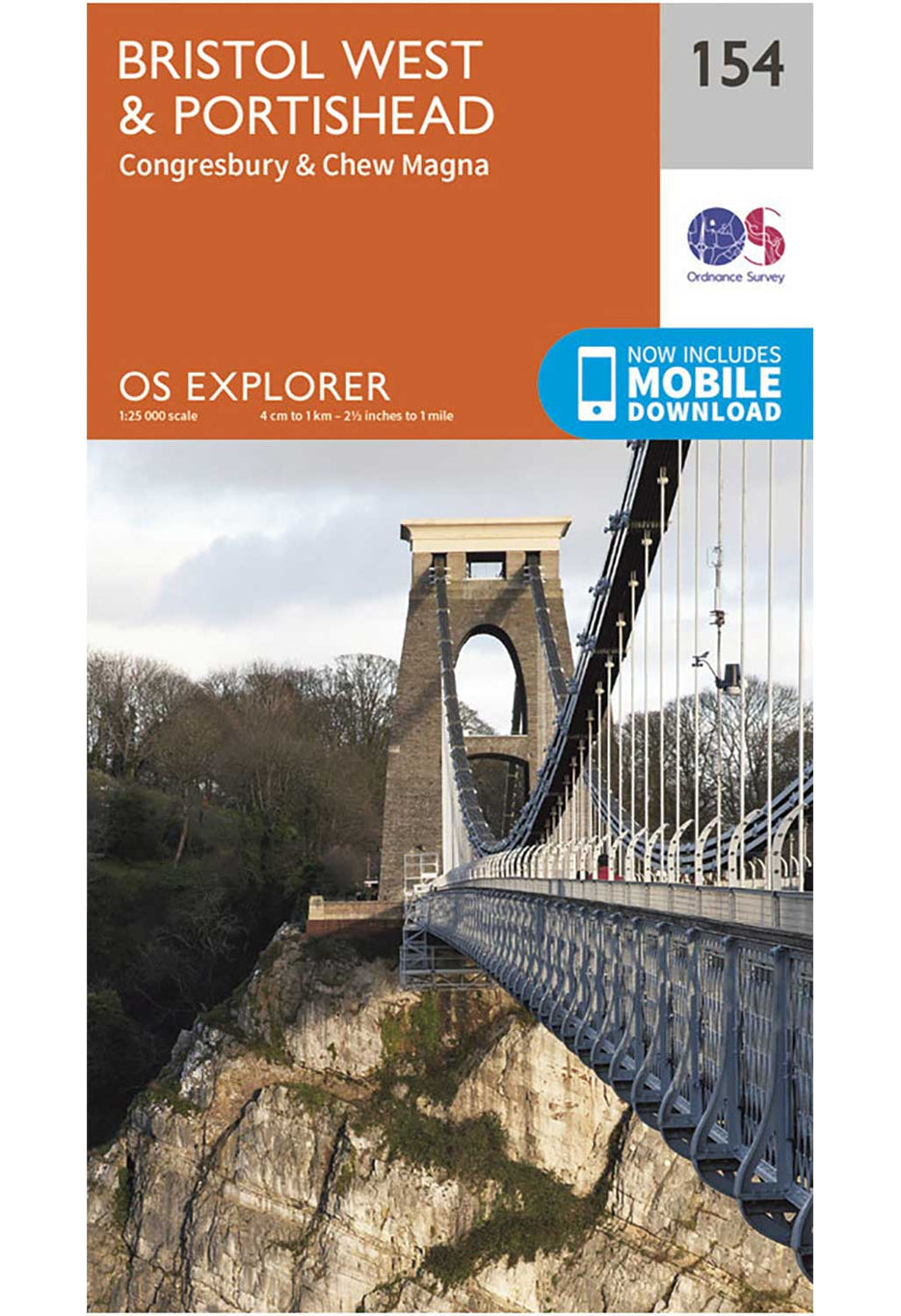 Ordnance Survey Bristol West & Portishead - OS Explorer 154 Map 0