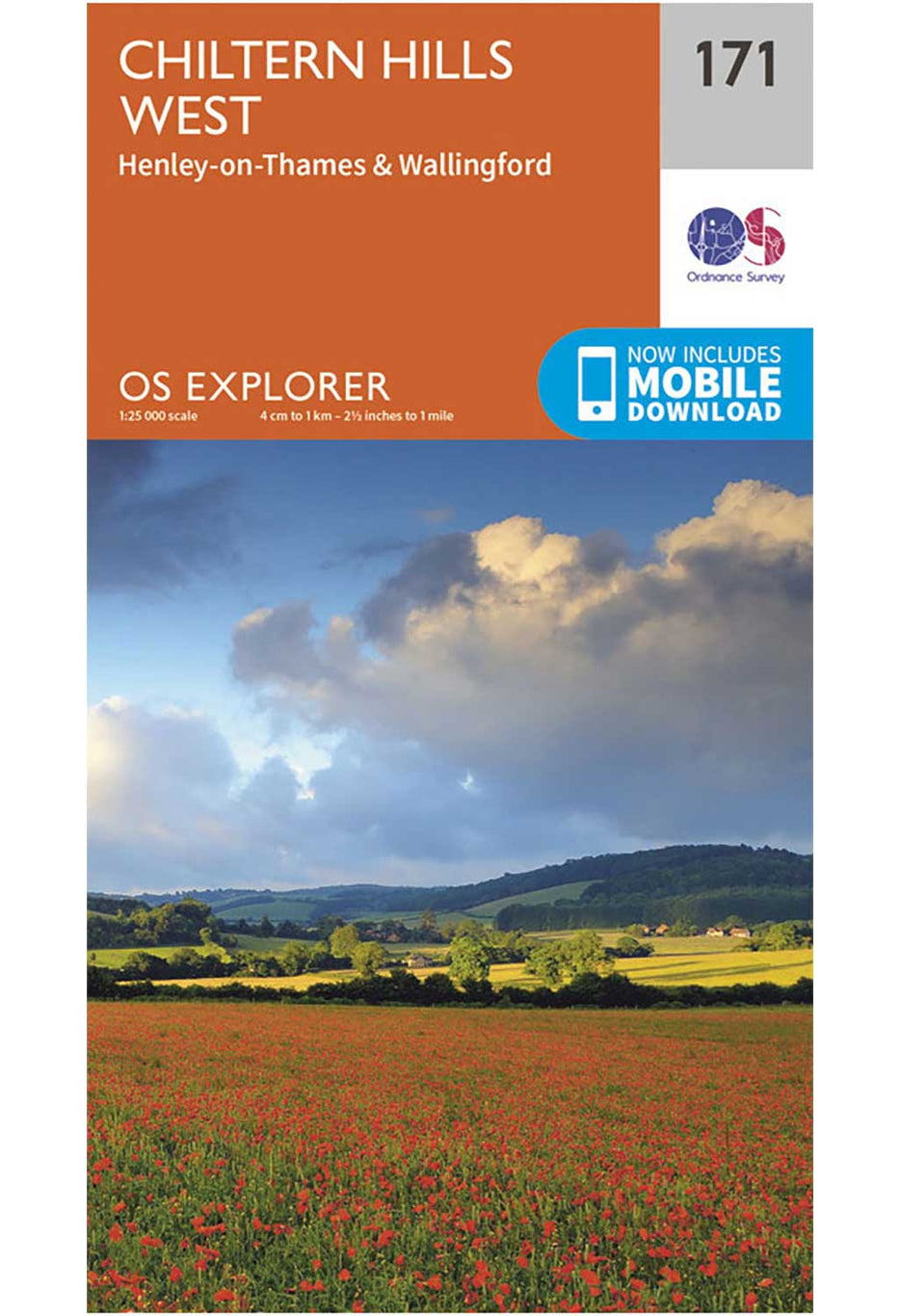 Ordnance Survey Chiltern Hills West - OS Explorer 171 Map 0