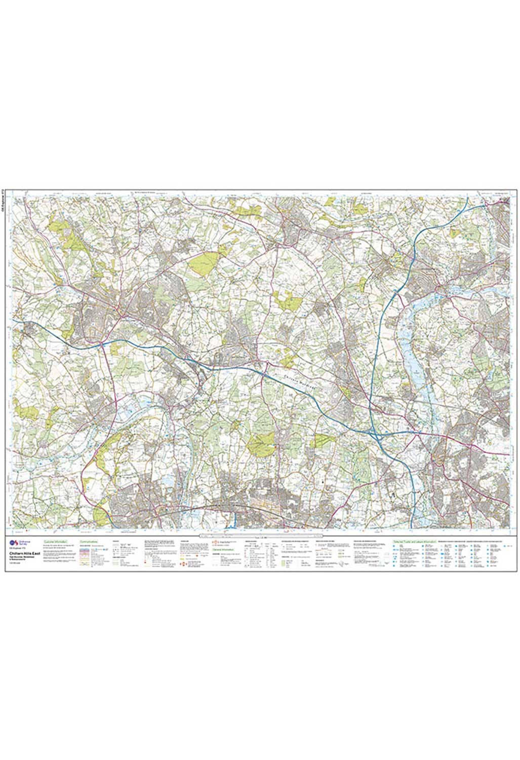 Build 172 Map Ordnance Survey Explorer 172: Chiltern Hills East – Outsiders Store UK