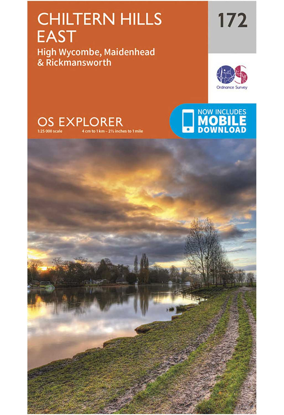Ordnance Survey Chiltern Hills East - OS Explorer 172 Map 0