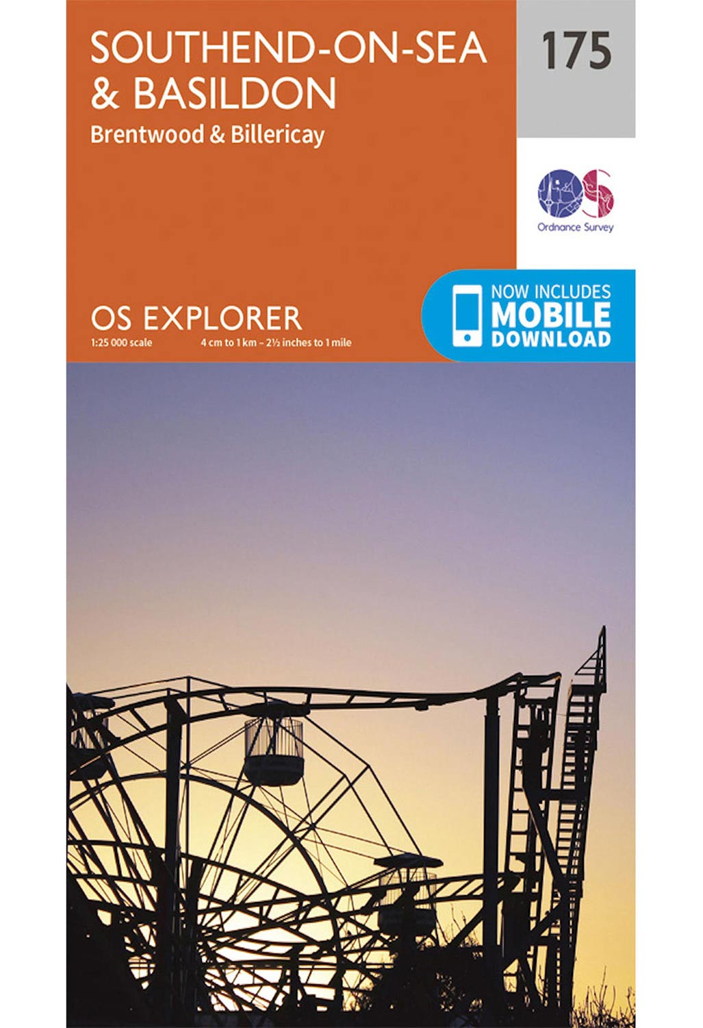 Ordnance Survey Southend-on-Sea & Basildon - OS Explorer 175 Map 0