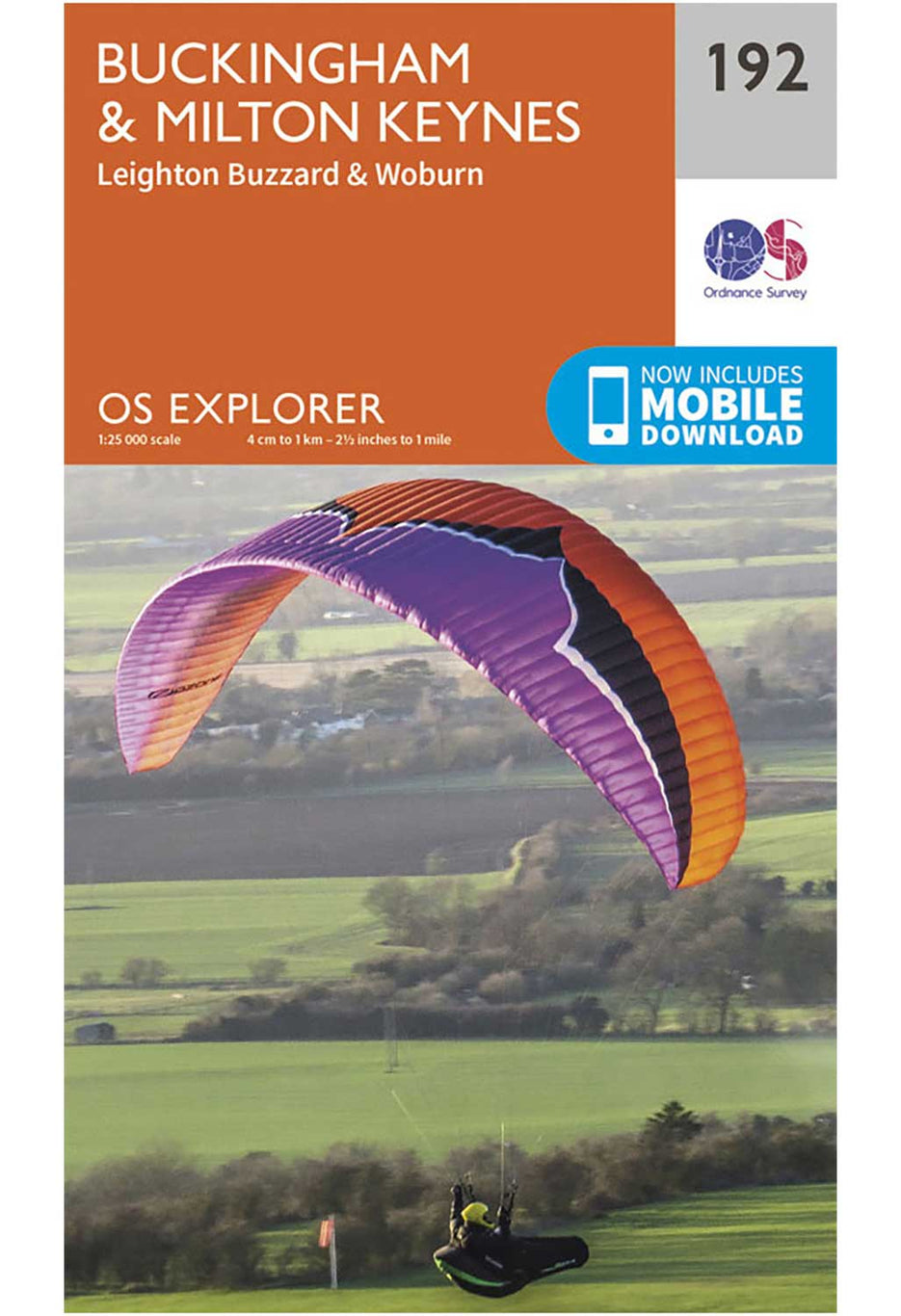 Ordnance Survey Buckingham & Milton Keynes - OS Explorer 192 Map 0