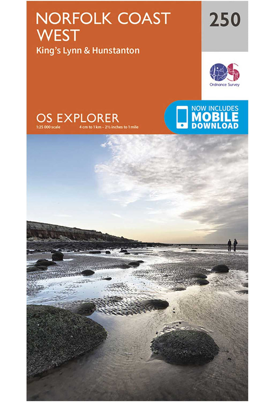 Ordnance Survey Norfolk Coast West - OS Explorer 250 Map 0