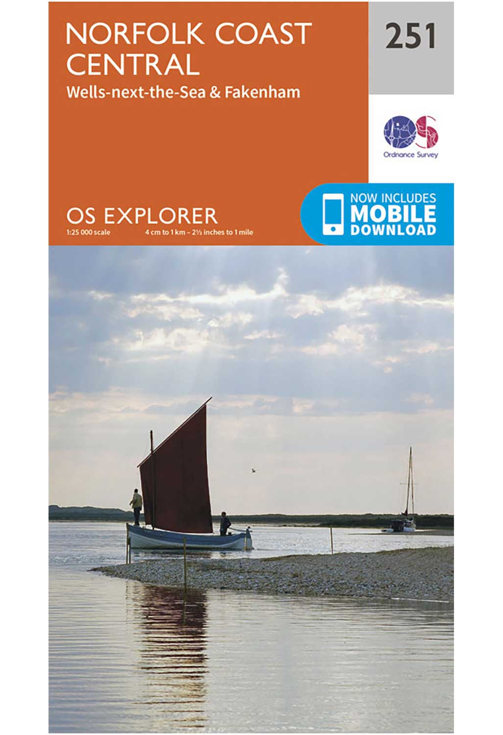 Ordnance Survey Norfolk Coast Central - OS Explorer 251 Map 0