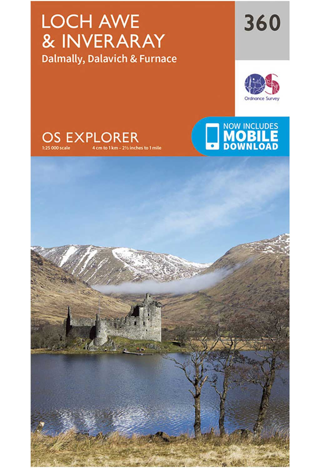 Ordnance Survey Loch Awe & Inveraray - OS Explorer 360 Map 0