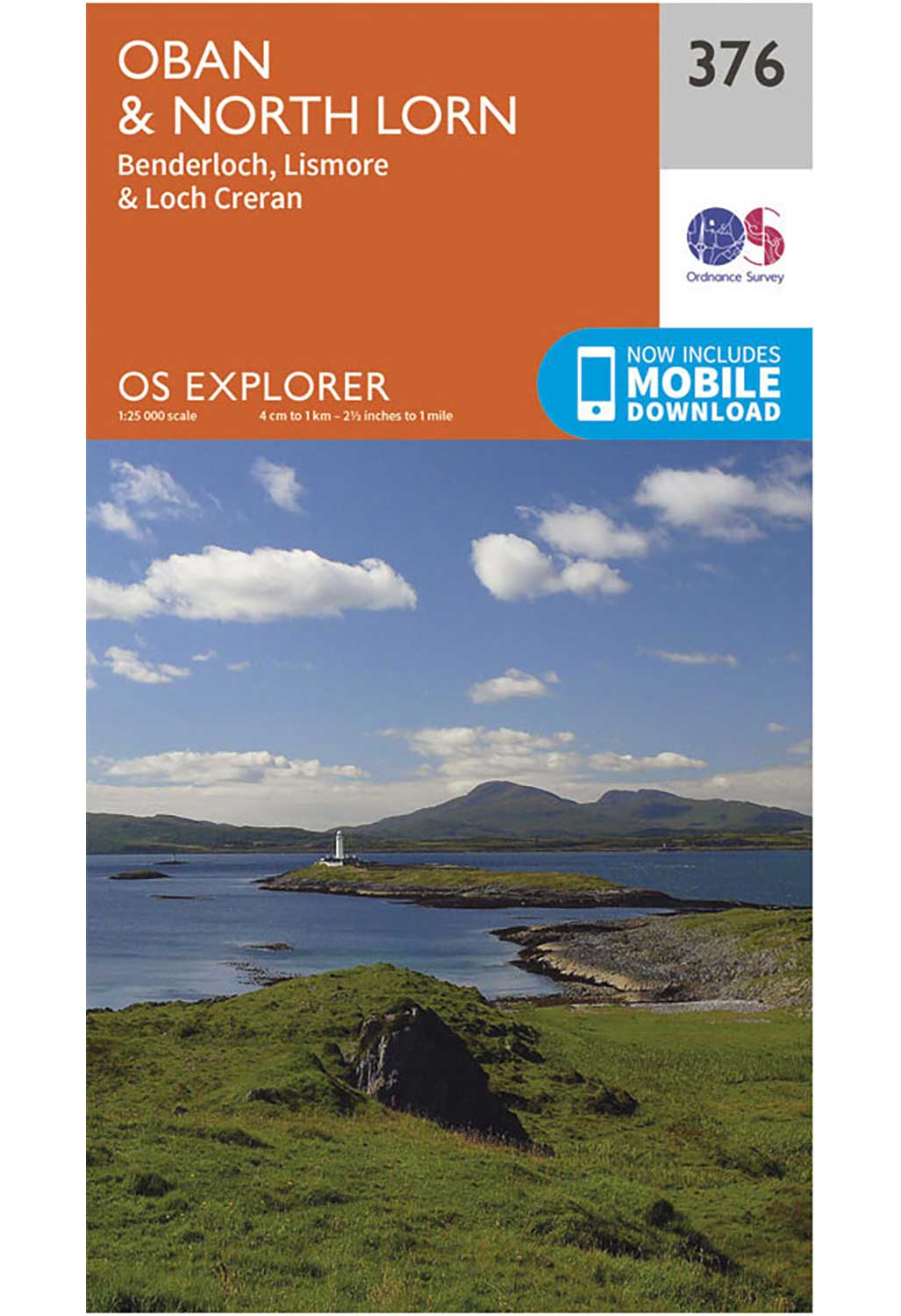 Ordnance Survey Oban & North Lorn - OS Explorer 376 Map 0