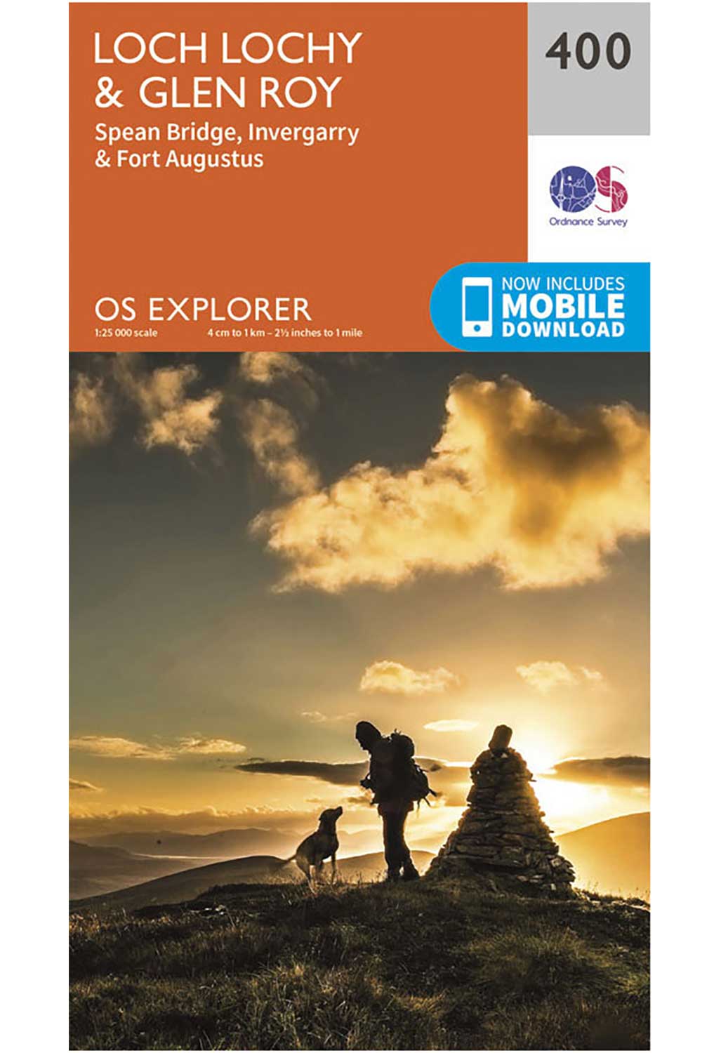 Ordnance Survey Loch Lochy & Glen Roy - OS Explorer 400 Map 0