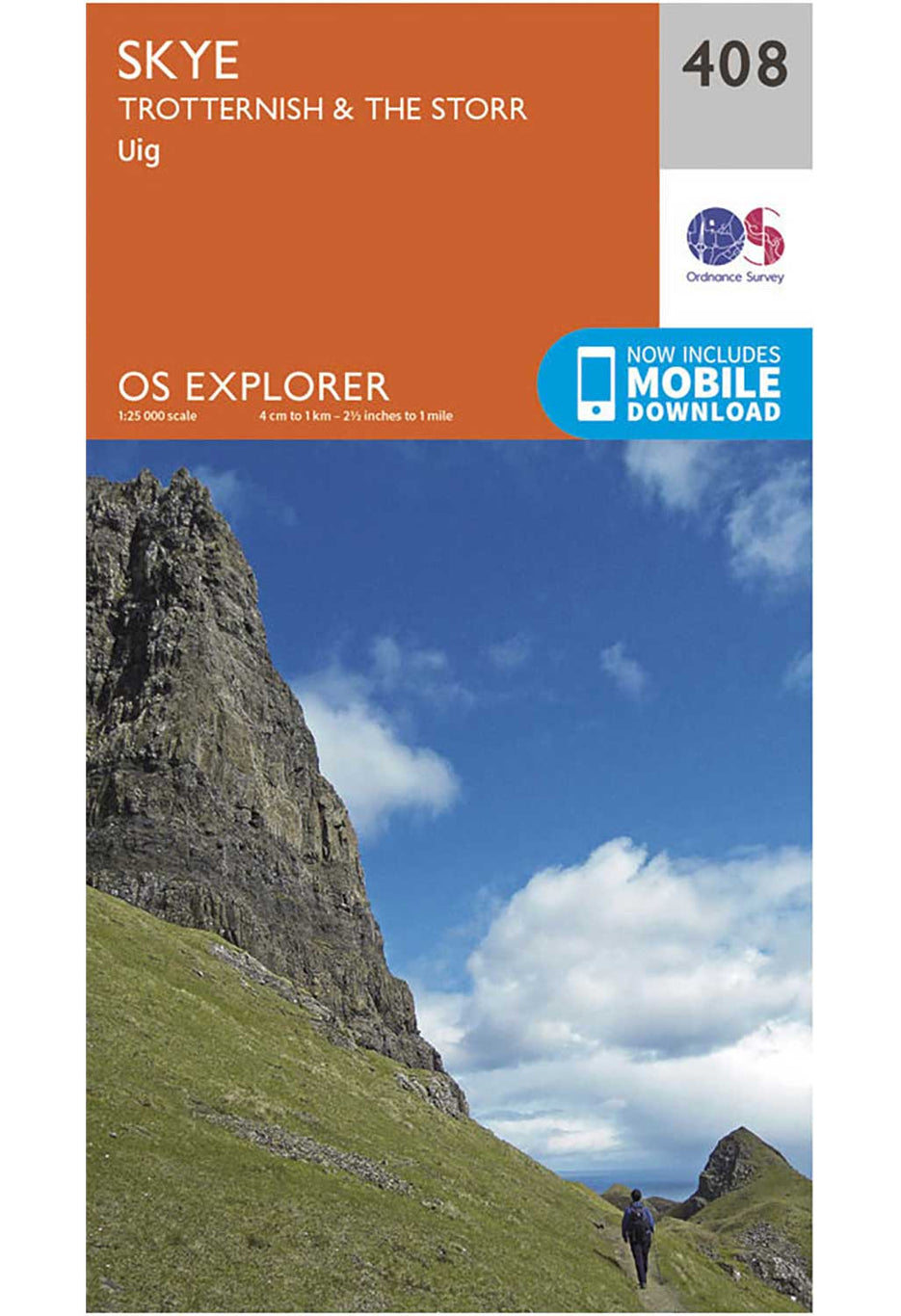 Ordnance Survey Skye - Trotternish & The Storr - OS Explorer 408 Map 0