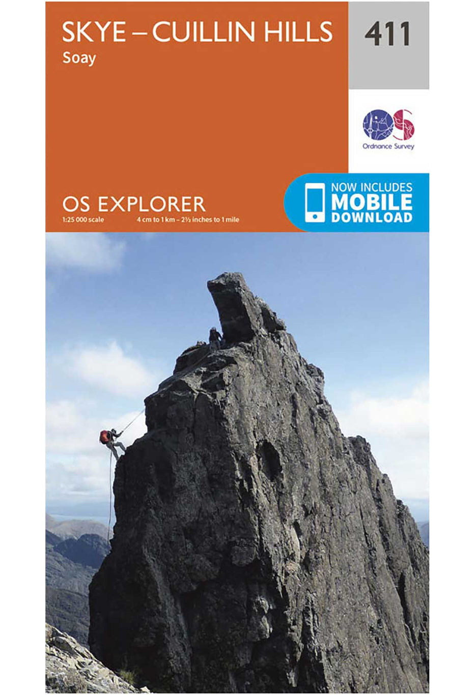 Ordnance Survey Skye - Cuillin Hills - OS Explorer 411 Map 0